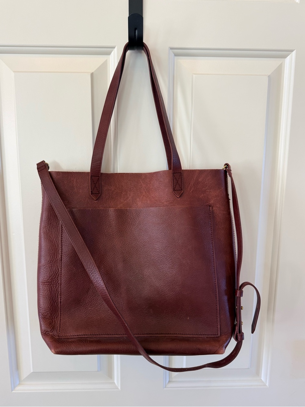 Madewell Medium Transport Tote Burgundy
